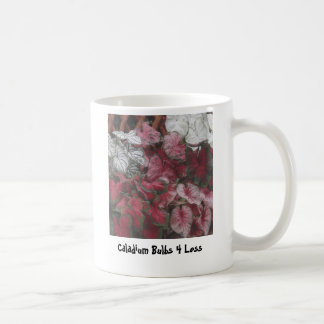 Caneca De Café Bulbos misturados, bulbos 4 do Caladium menos