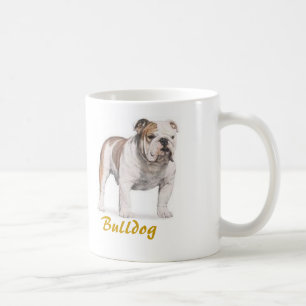 Caneca De Café Buldogue, amante do cão abundante!
