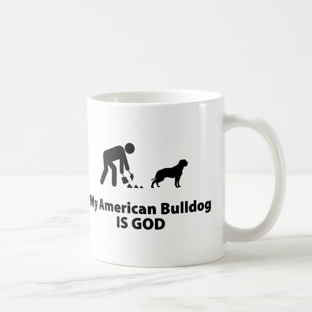 Caneca De Café Buldogue americano (Direita)