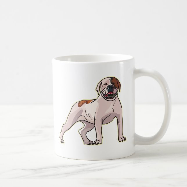 Caneca De Café Buldogue americano (Direita)