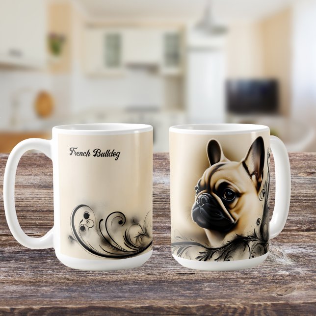 Caneca De Café Buldogue Francês (Criador carregado)