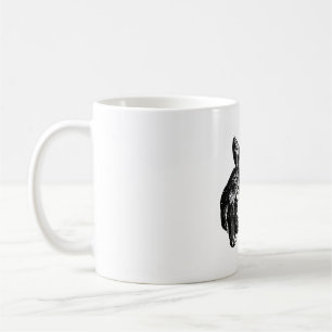Caneca De Café Buldogue francês desenho de Buldog White Mug