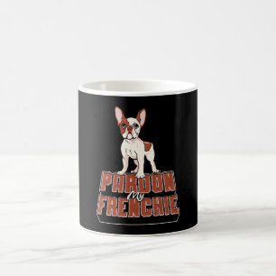 Caneca De Café Buldogue Francês Perdão Meu Francês Vintage Engraç