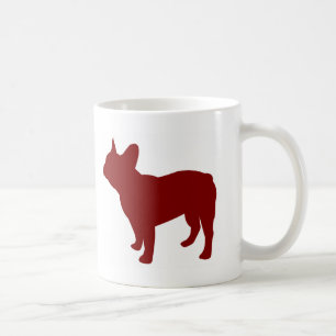 Caneca De Café Buldogue francês (vermelho)