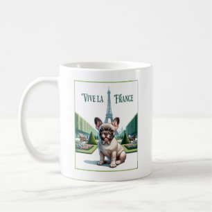 Caneca De Café Buldogue francês Vive la France