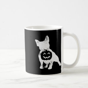 Caneca De Café Buldogue Lazy Halloween Figurume Cute Frenchie Pum
