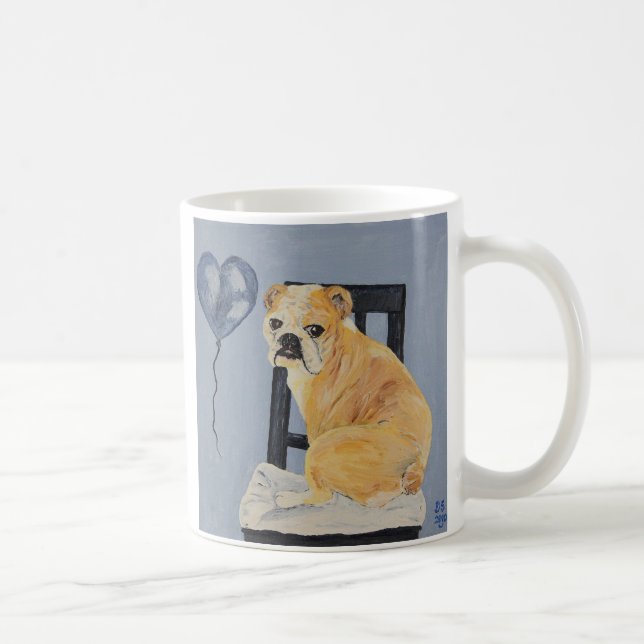 Caneca De Café Buldogue Madeline (Direita)