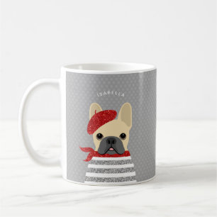 Caneca De Café Buldogue Mugs Francês