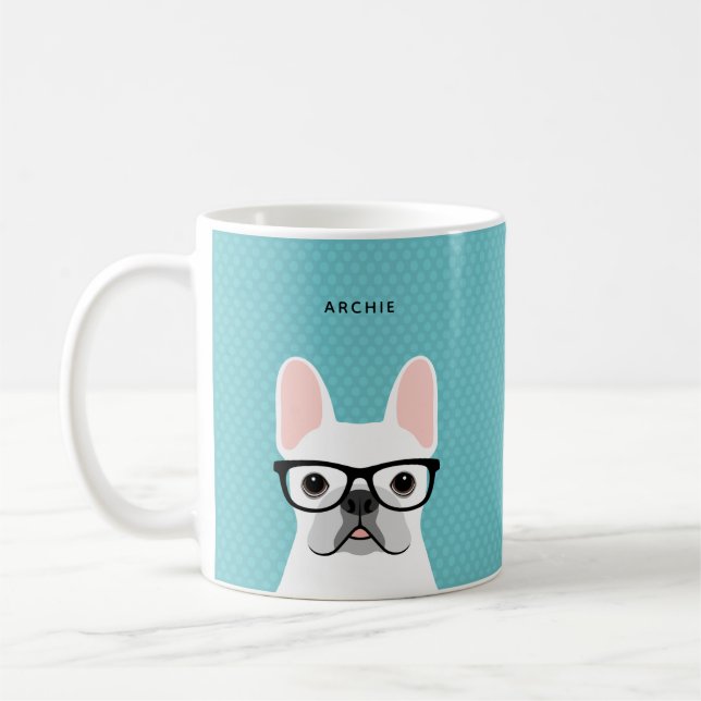 Caneca De Café Buldogue Mugs Francês (Esquerda)