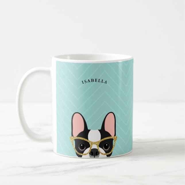 Caneca De Café Buldogue Mugs Francês (Esquerda)