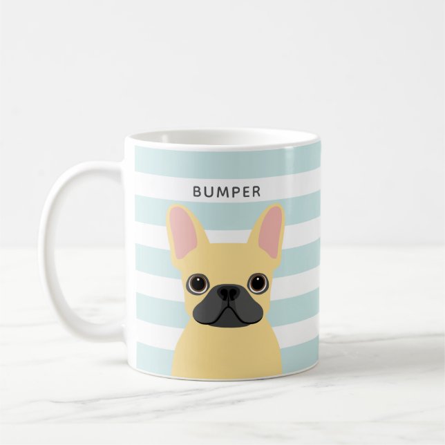 Caneca De Café Buldogue Mugs Francês (Esquerda)