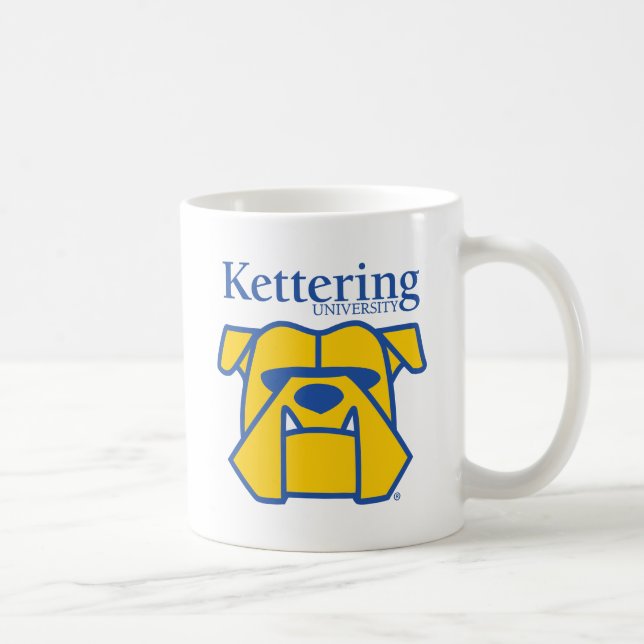 Caneca De Café Buldogues da Universidade Kettering (Direita)