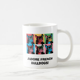 CANECA DE CAFÉ BULDOGUES FRANCESES DE J'ADORE!