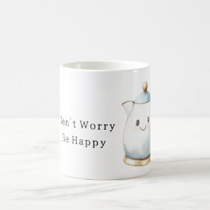 Caneca De Café Bule Chaleira Feliz