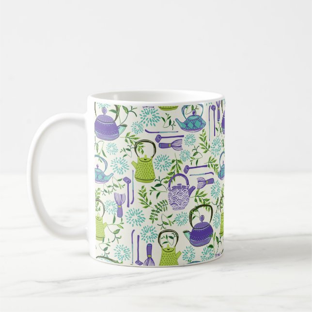 Caneca De Café Bule de Chá Japonês Chá Verde  (Esquerda)