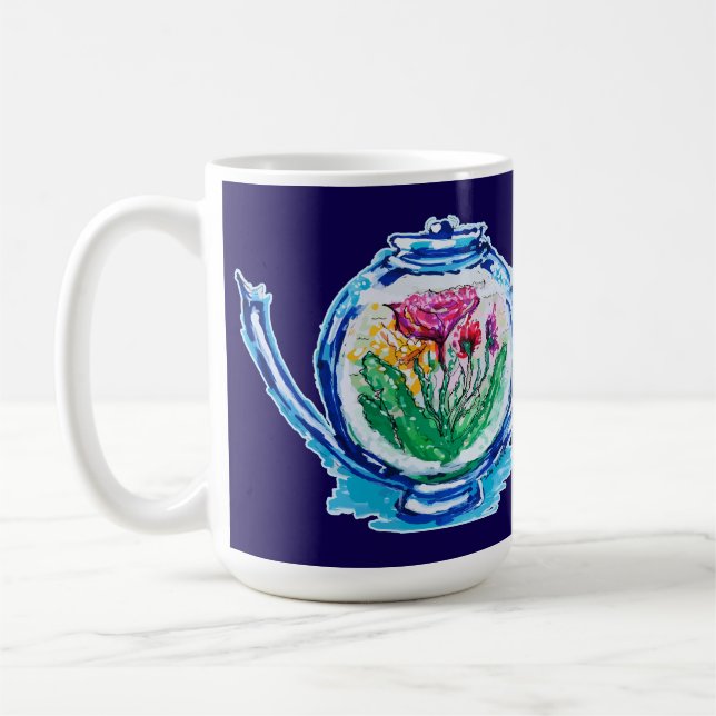 Caneca De Café Bule de Flor (Esquerda)
