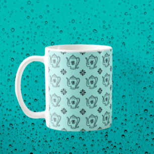 Caneca De Café Bule e Botânica