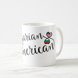 Caneca De Café Búlgaro Americano Entwined Hearts Mug