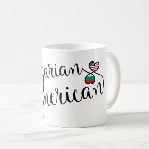 Caneca De Café Búlgaro Americano Entwined Hearts Mug