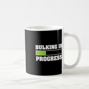 Caneca De Café Bulking Em Andamento Divertido Halterofilismo Fisi