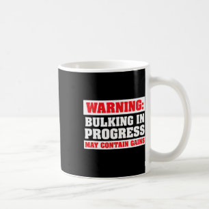 Caneca De Café Bulking Em Andamento Engraçado Levantamento de Pes
