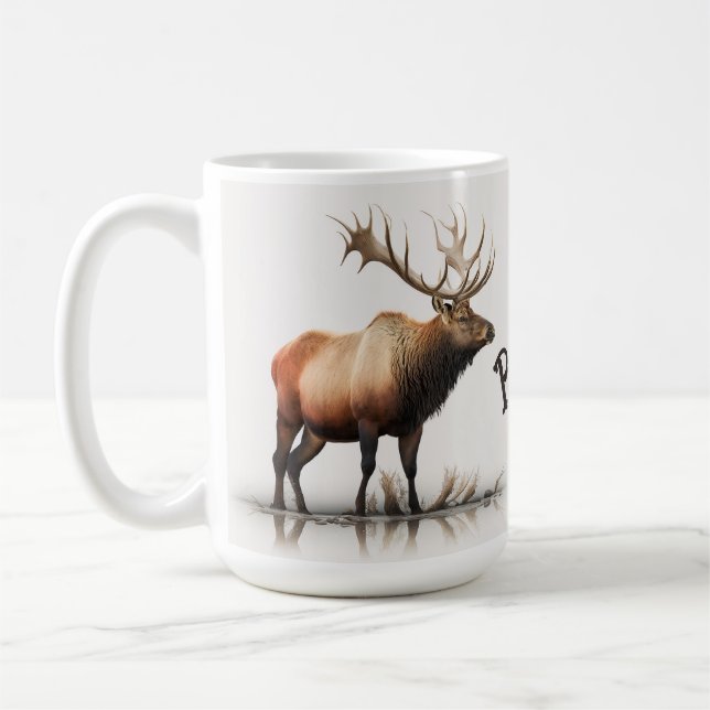 Caneca De Café Bull Elk (Esquerda)