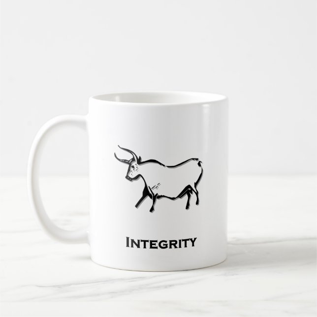 Caneca De Café Bull Integrity Black (Esquerda)