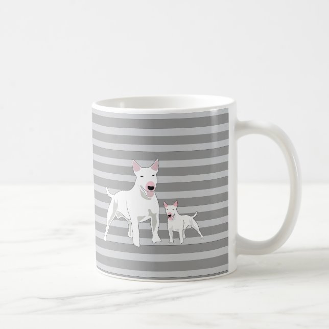 Caneca De Café Bull Terrier (Direita)