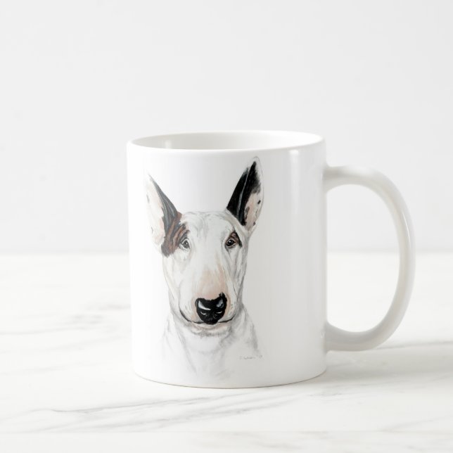 Caneca De Café Bull Terrier Bust (Direita)