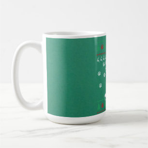 Caneca De Café Bull Terrier Christmas Ugly Sweater Engraçado Cach
