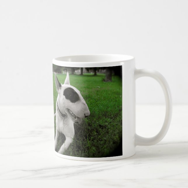 Caneca De Café Bull Terrier Dog (Direita)