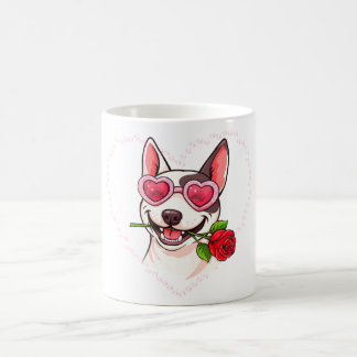 Caneca De Café Bull terrier feliz