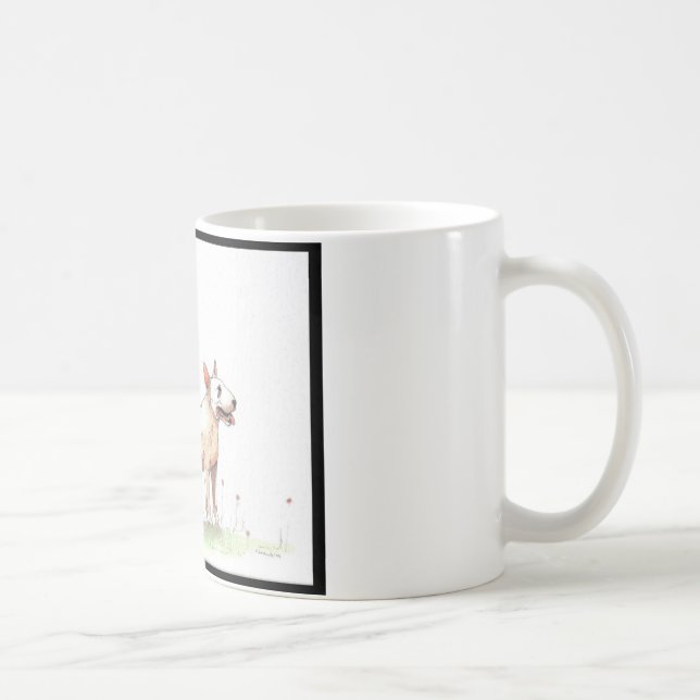 Caneca De Café Bull Terrier inglês (Direita)