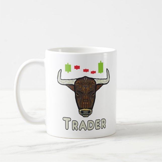 Caneca De Café Bull Trader (Esquerda)