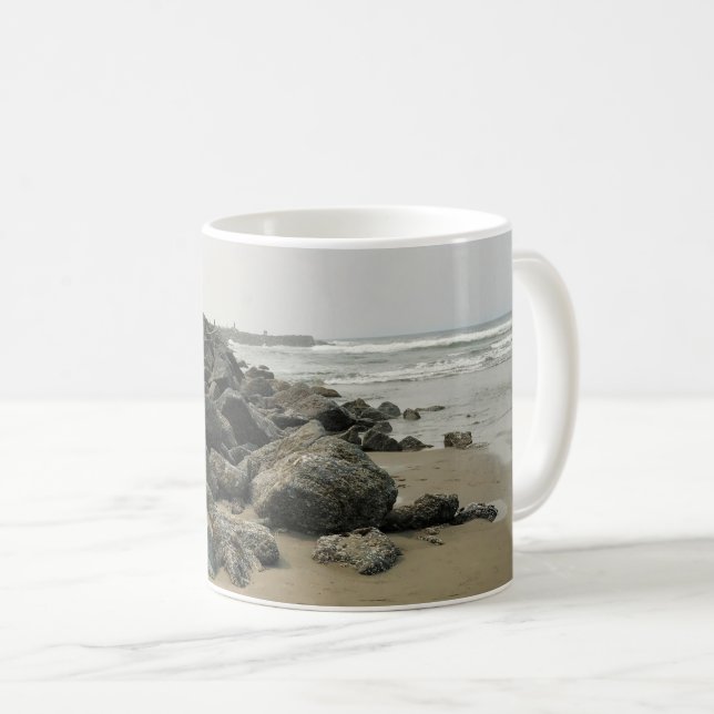 Caneca De Café Bullards Beach State Park, Bandon, Oregon (Frente Esquerda)
