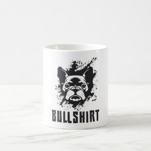 Caneca De Café Bulldog Bullshirt Dog Vintage Engraçado Gift