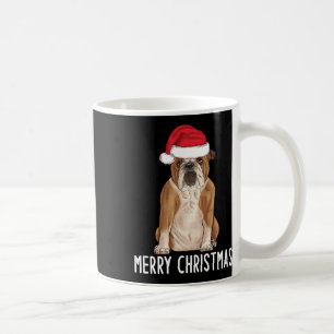 Caneca De Café Bulldog Feliz Inglês Bulldog Natal 1