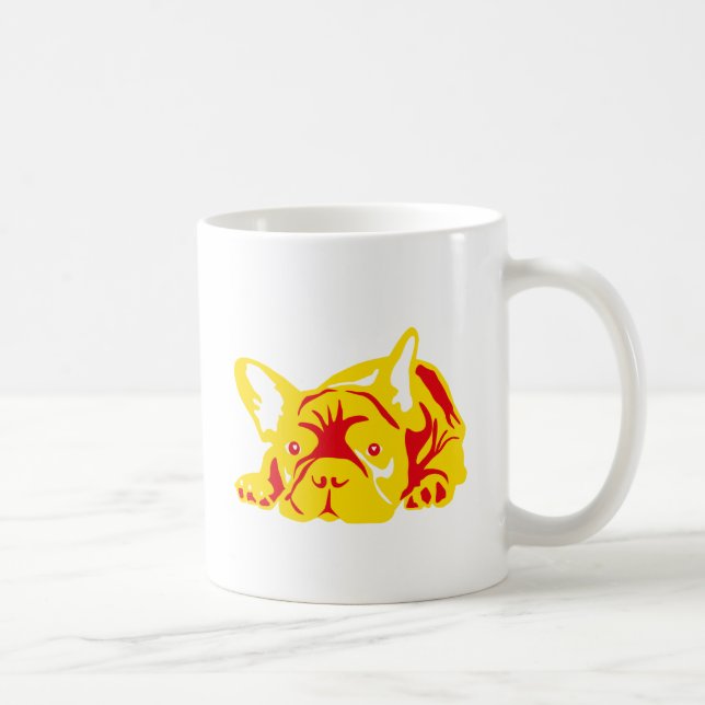 Caneca De Café Bulldog Francês (Direita)