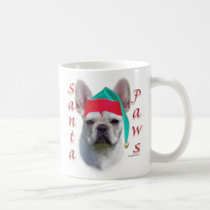 Caneca De Café Bulldog Francês (o que) Papais noeis Paws