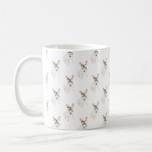 Caneca De Café Bulldog Francês (White Pied)