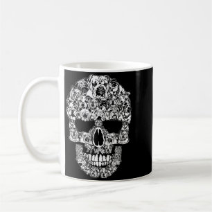 Caneca De Café Bulldog Inglês Engraçado do Dia das Bruxas Amante 