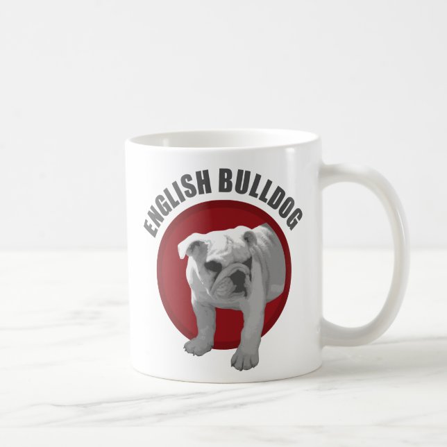 Caneca De Café Bulldog ingleses (Direita)