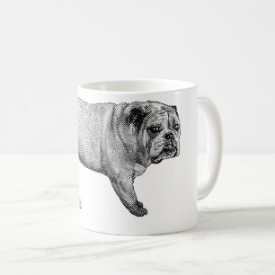 Caneca De Café Bulldog Noel Mug