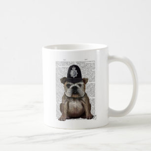 Caneca De Café Bulldog Policeman
