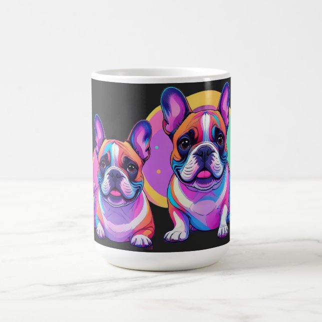 Caneca De Café Bulldogue Francês Popart (Centro)