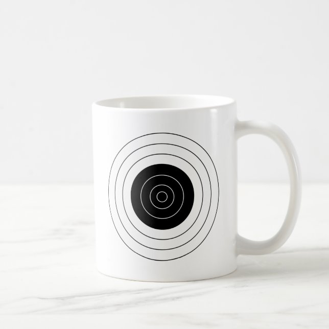 Caneca De Café BullsEYE do alvo (Direita)