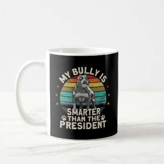 Caneca De Café Bully Xl Pitbull Smer Que O Presidente Americano