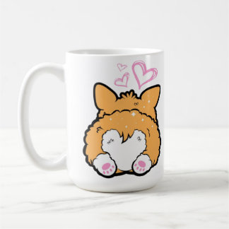 Caneca De Café Bumbum Kawaii Corgi