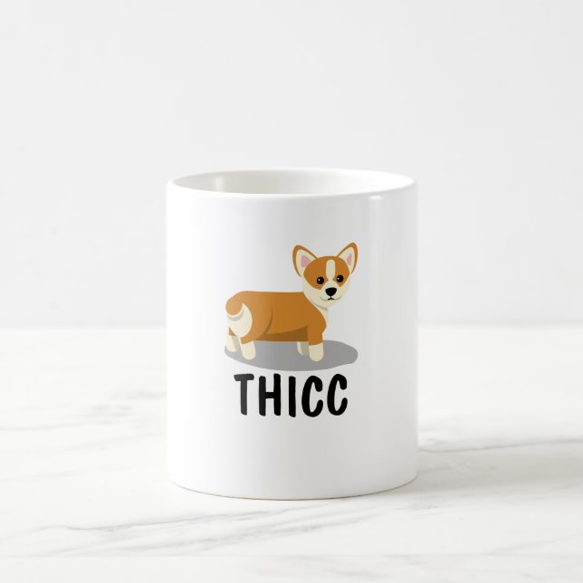 Caneca De Café Bumbum Thicc Corgi (Centro)