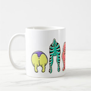 Caneca De Café Bumbuns Coloridos